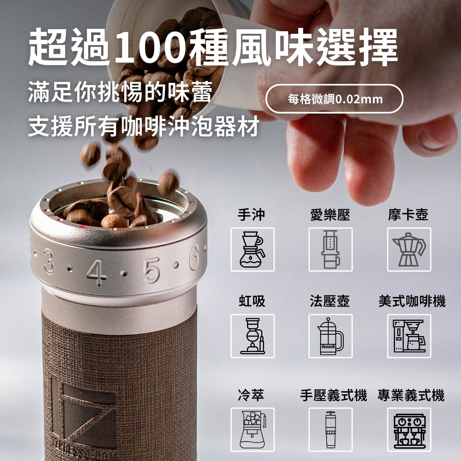 1Zpresso KUltra 百格微調與沖煮適用範圍